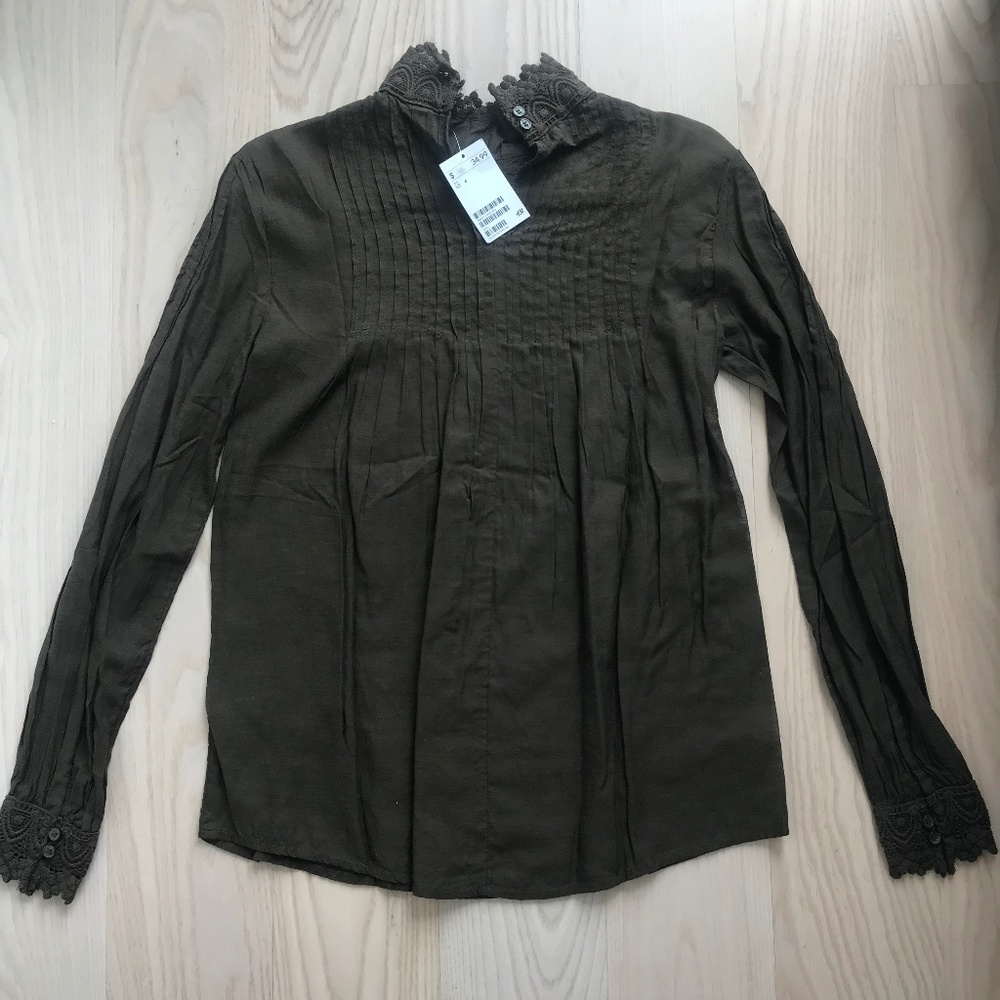 H&M (Label of Graded Goods) Green Blouse